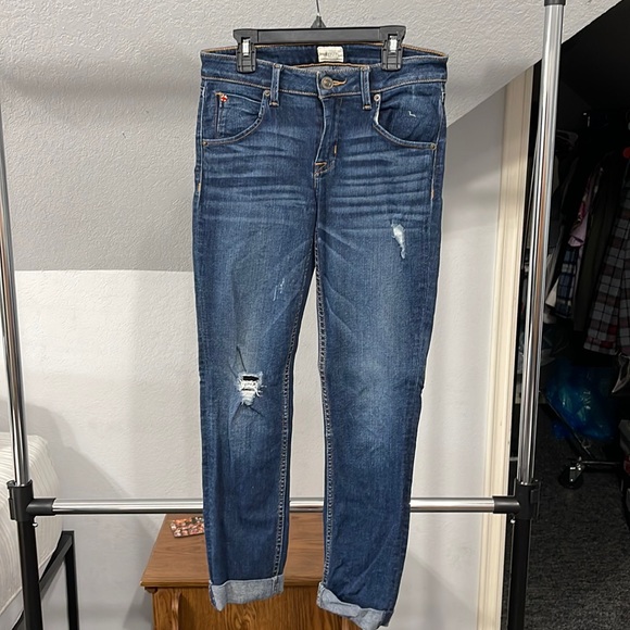 Women’s Hudson Jeans Bacara Cropped Straight Cuffed Size 26 - Picture 3 of 8